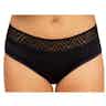 Thinx Hiphugger Period Protective Underwear, Black, Moderate Absorbency, THHH010102, Small (26-27'') - 1 Each