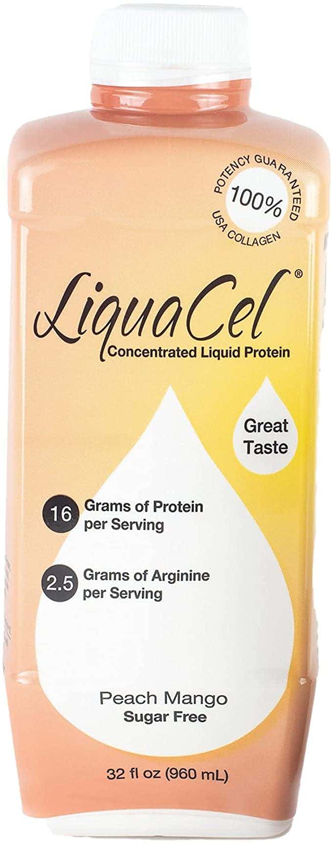 LiquaCel Ready-to-Use Liquid Protein, Peach Mango, 32 oz., GH87, 1 Each