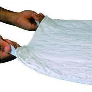 Fiberlinks Textiles Priva Waterproof Sheet Protector with Flaps, P12205, 34 X 36" - 1 Each