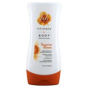 FDS Intimate+Body Feminine Cleansing Wash, Tangerine Blossom, 10 oz, 66001A, 1 Each
