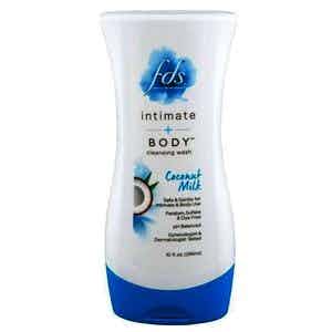 FDS Intimate+Body Feminine Cleansing Wash, Coconut Milk, 10 oz, 66002A, 1 Each