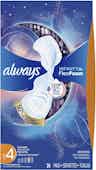 Always Infinity Pads, Size 4, Unscented, Overnight Absorbency, 80348090, Pack of 20