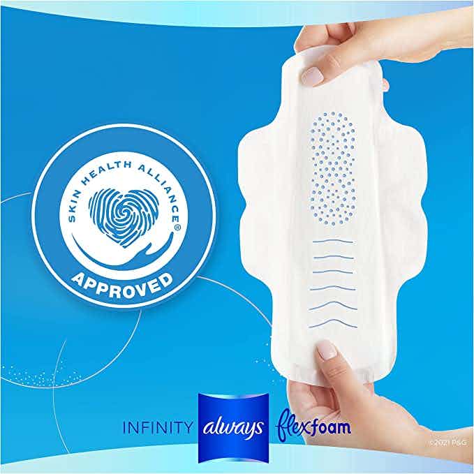 Always Infinity Pads with Wings, Size 2, Unscented