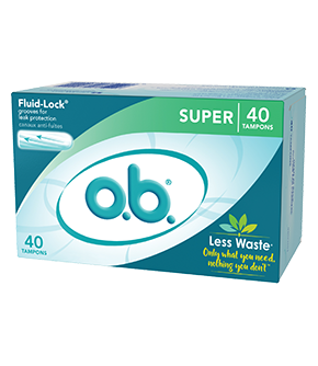 o.b. Original Tampons, Super Absorbency, 07009, Case of 480 (12 Boxes)