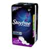 Stayfree Ultra Thin Pads with Wings, Overnight Absorbency, 07046, Pack of 14