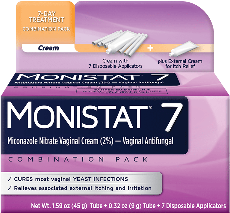 Monistat 7-Day Treatment Vaginal Cream, 363636044630, 1 Each