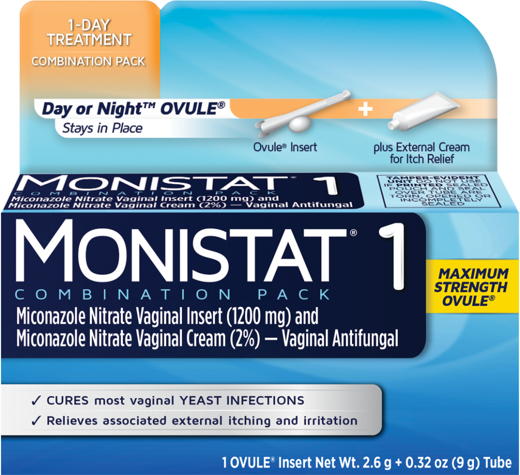 Monistat 1-Day Treatment Vaginal Cream, 363736044180, Cure and Itch Relief - 1 Each