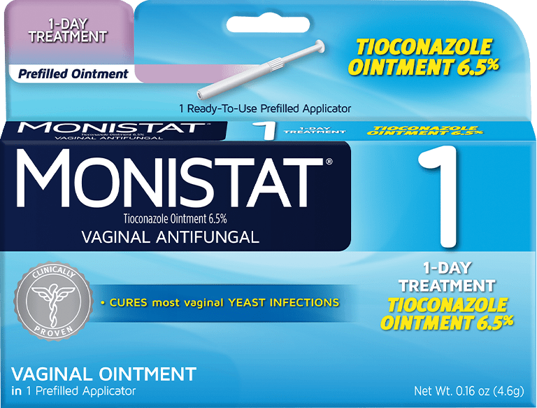 Monistat 1-Day Treatment Vaginal Cream, 363736000056, Simple Therapy - 1 Each