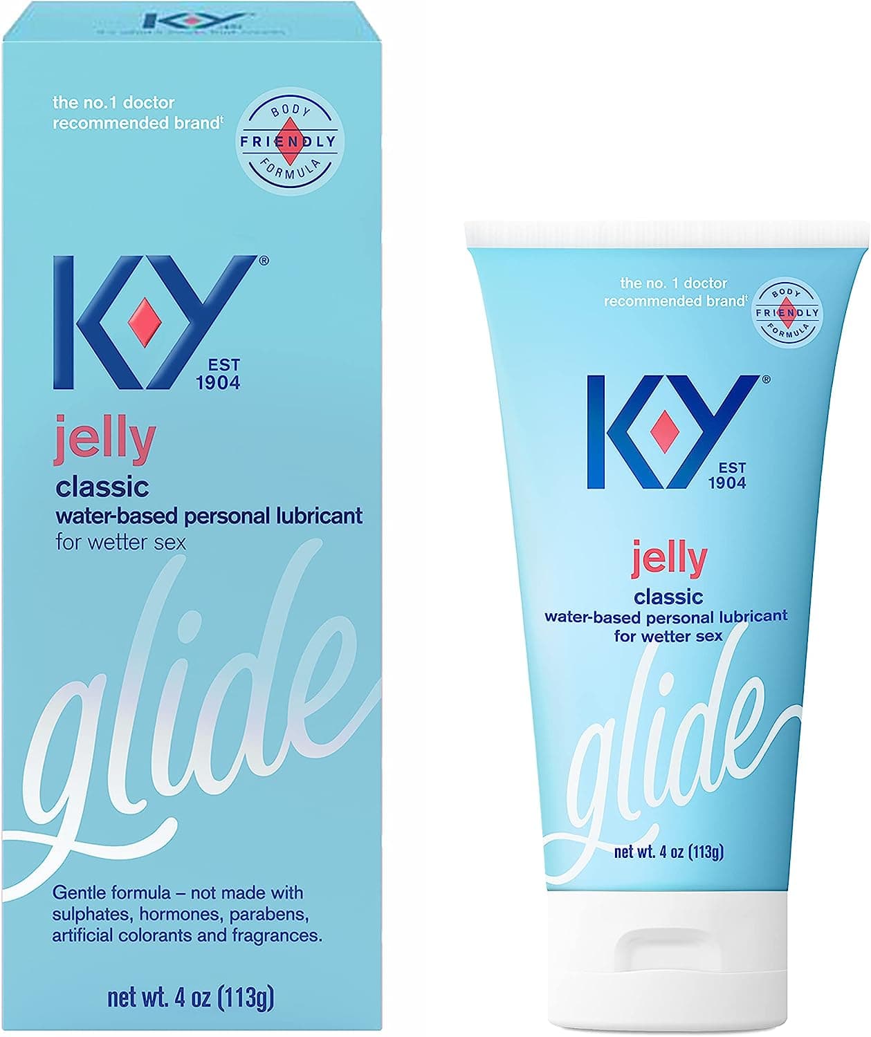K-Y Personal Lubricated Jelly, 4 oz.
