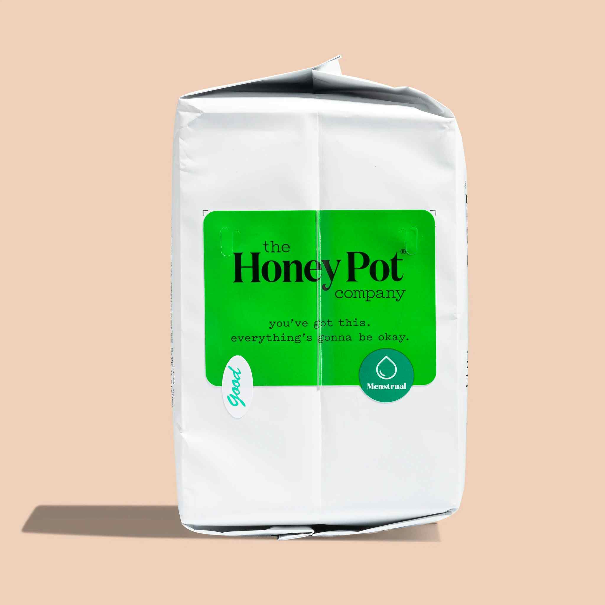 The Honey Pot Organic Cotton Herbal Liners with Wings, Heavy Absorbency