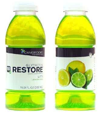 Glytactin Restore Lite PKU Oral Supplement, Lemon Lime Flavor, 16.9 oz., 35013, 1 Each