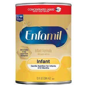 Enfamil Infant Formula, Liquid Concentrate, 13 fl. oz., 136705, 13 oz. Can - 1 Each