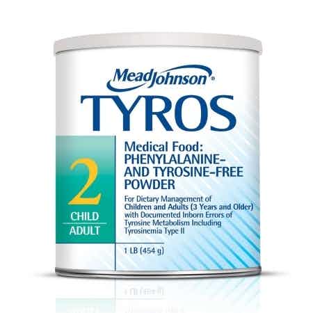 Mead Johnson Tyros 2 Infant Formula & Medical Food Iron Fortified Powder, 1 lb, 891801, 1 Each