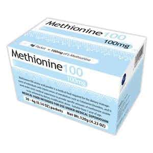 Vitaflo Methionine100 Amino Acid Supplement, 100 mg, 4g Packets, 55440, Box of 30