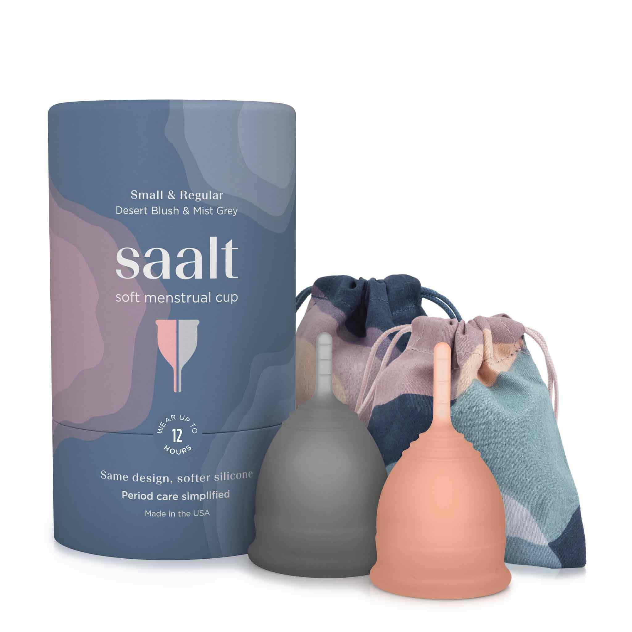 Saalt Menstrual Cups Soft Duo Pack, SC0011, 1 Pack