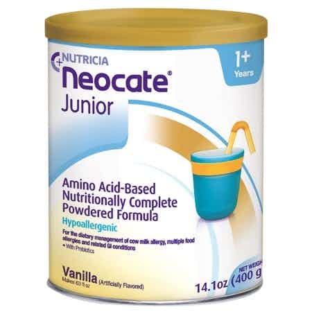 Nutricia Neocate Junior Amino-Acid Based Nutritonally Complete Powdered Formula, Vanilla, 14.1 oz., 133282, 1 Each