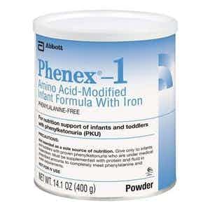 Abbott Phenex-1 Amino Acid Modified Infant Formula, Unflavored Powder, 14.1 oz., 67052, 1 Each