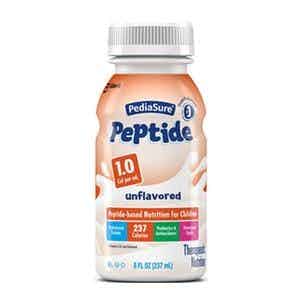 PediaSure Peptide 1.0 Peptide-Based Nutrition Oral Supplement & Tube Feeding Formula, Unflavored, 8 oz., 67413, Case of 24