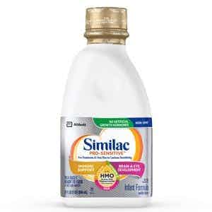 Similac Pro-Sensitive Ready-To-Feed Formula, Unflavored, 1 Quart, 64253, 1 Each