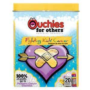 Ouchies For Others  Fight Against Pediatric Cancer Adhesive Bandages, OU-0133, Box of 20