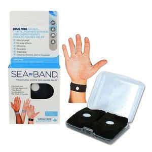 Sea-Band Acupressure Wrist Band, 700001, Black - 1 Each