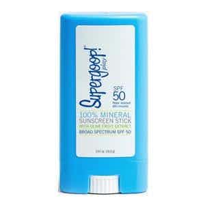 Supergoop 100% Mineral Sunscreen Stick, with Olive Fruit Extract, SPF 50, 3133, 1 Each