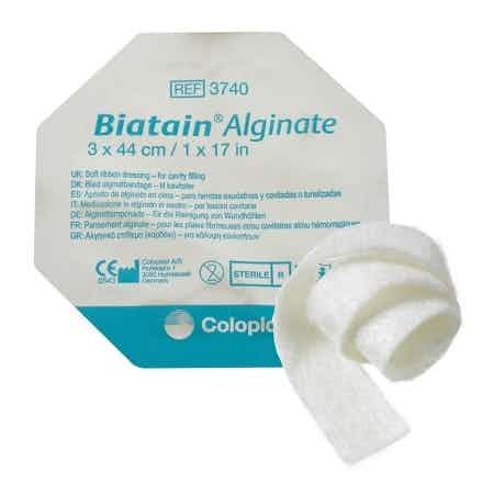 Coloplast Biatain Alginate Dressing, Sterile, 17.5" Rope, 3740, Box of 6