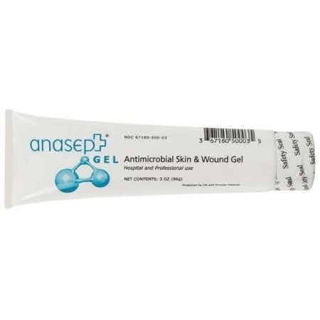 Anasept Antimicrobial Skin & Wound Gel, 3 oz., 5003G, 1 Each
