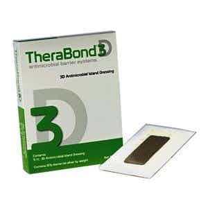 TheraBond 3D Antimicrobial Contact Dressing, 4" x 8", 3DAC-48, Box of 5