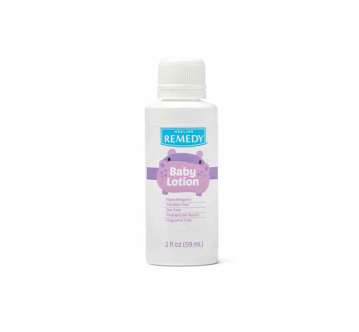 Medline Remedy Baby Lotion, Fragrance-Free, MSC092FFB02, 2 oz. - Case of 96