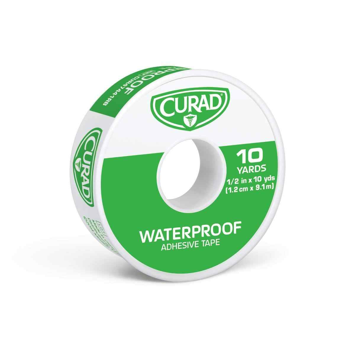 CURAD Waterproof Adhesive Tape, CUR47441RB, 1/2" X 10 yd - Case of 24