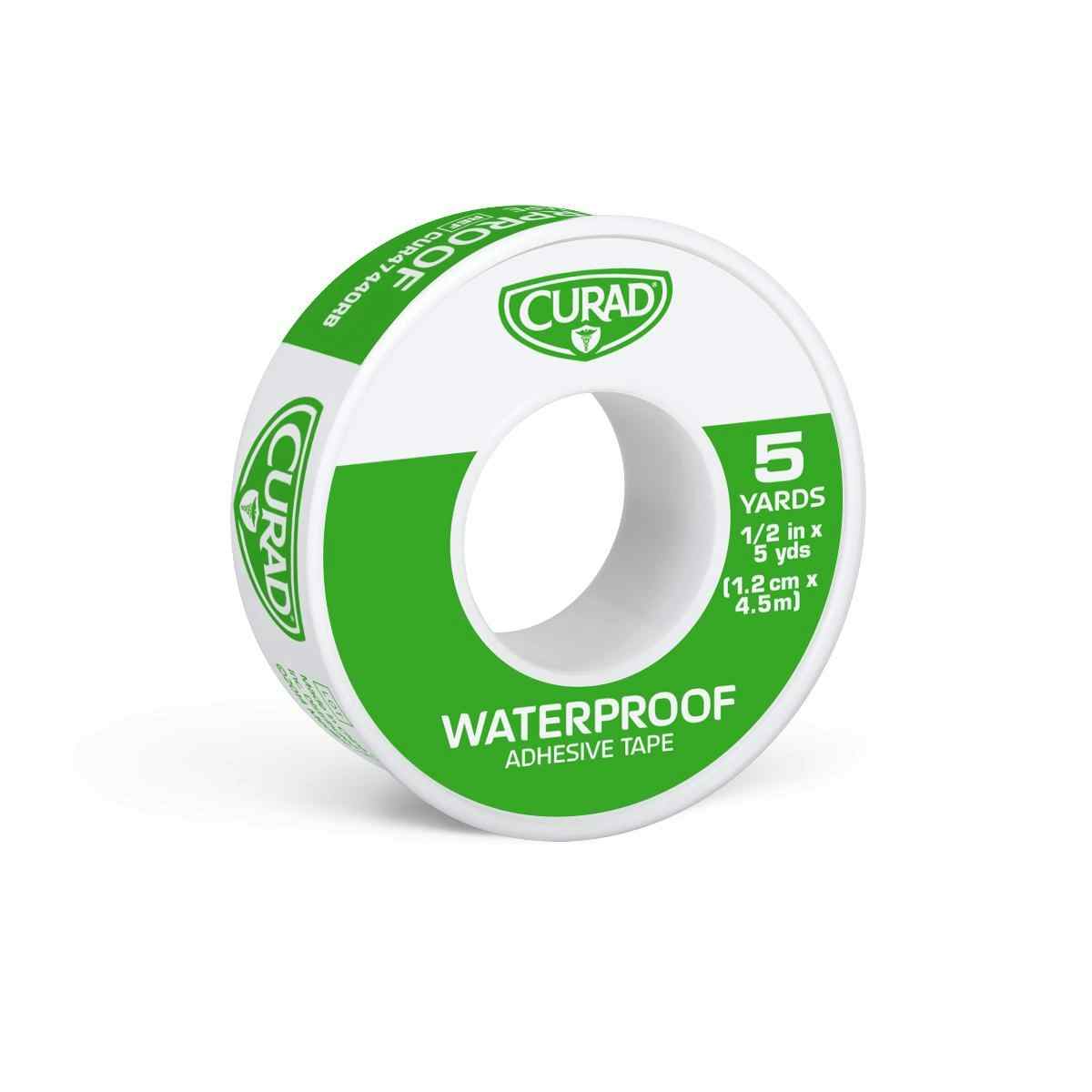CURAD Waterproof Adhesive Tape, CUR47440RB, 1/2" X 5 yd - Case of 24