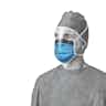 Medline ASTM Level 3 Surgical Face Masks with Eye Shield, NON27810Z, Box of 25