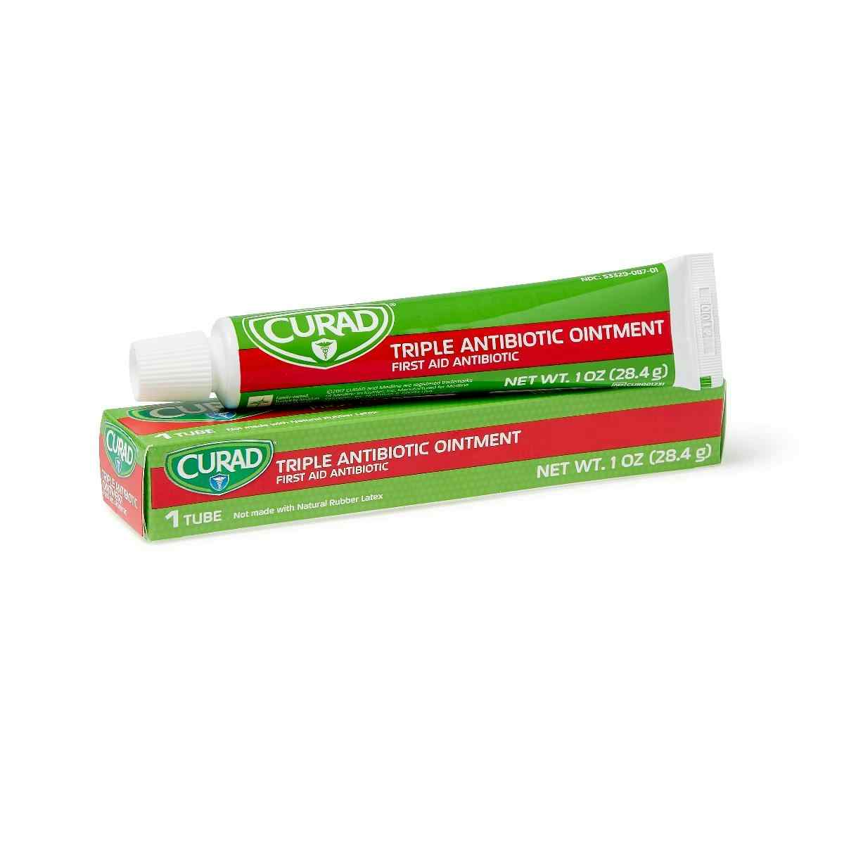 Curad Triple Antibiotic Ointment, CUR001231, 1 oz. Tube - Case of 12