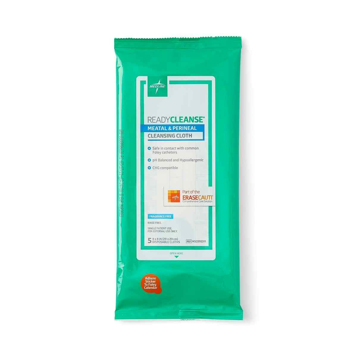 ReadyCleanse Meatal and Perineal Care Cleansing Cloths, MSC095311, Case of 30