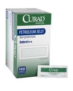 Curad Petroleum Jelly Skin Protectant, CUR005345Z, 5 g Foil Packet - Box of 144