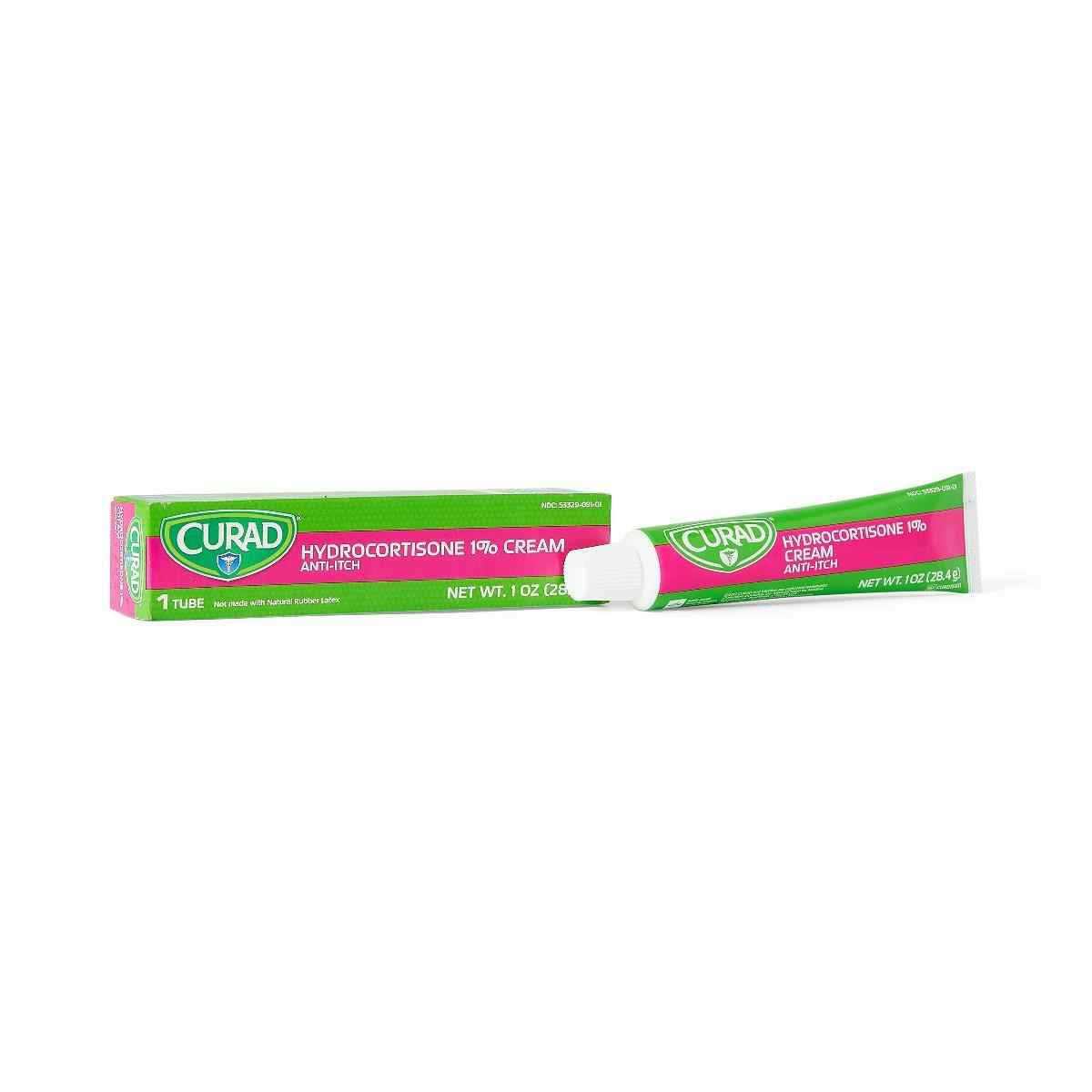 Curad Hydrocortisone Anti-Itch Cream, CUR015431, 1 oz. Tube - Case of 12