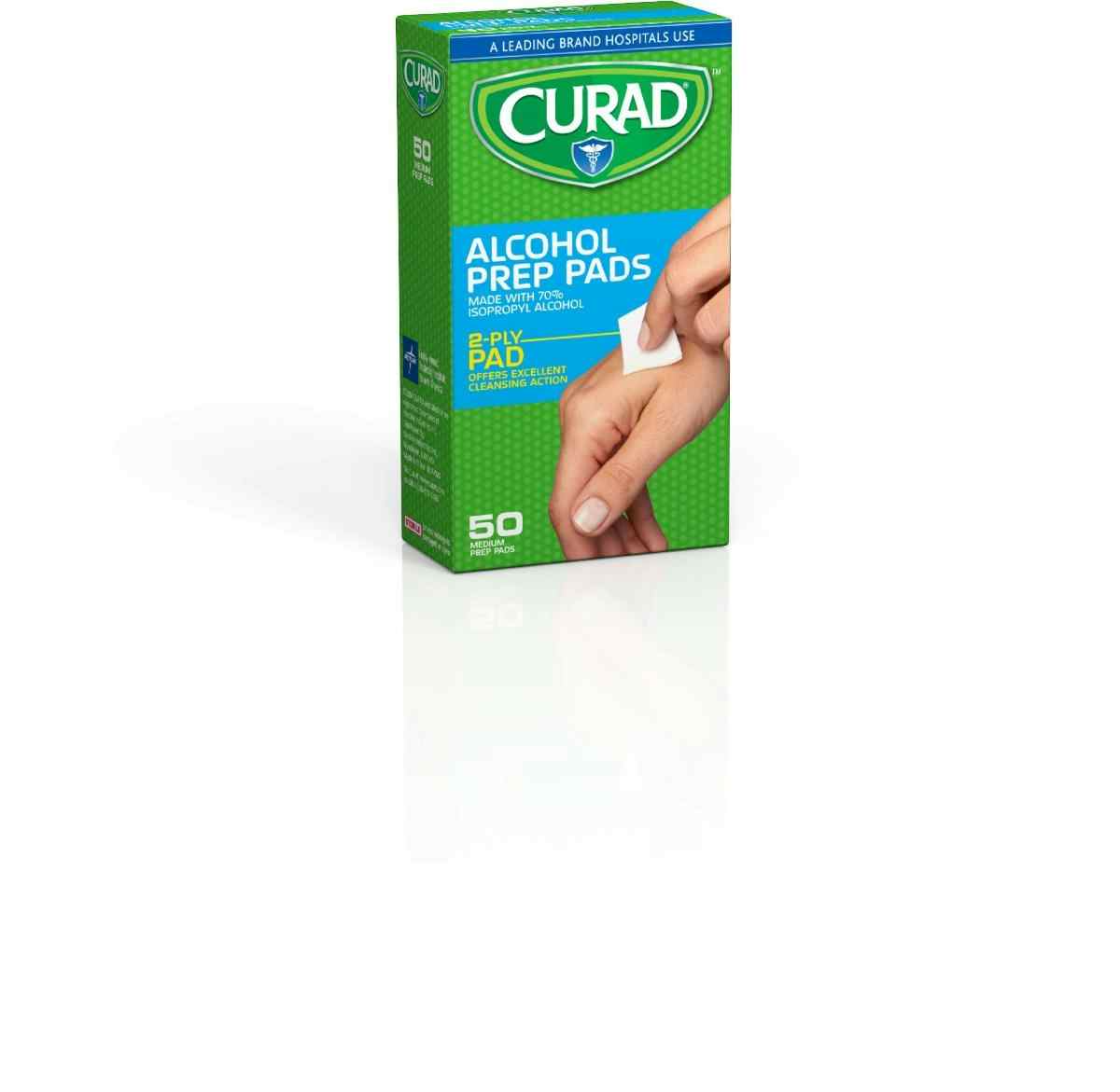 Curad Alcohol Prep Pads, CUR0907375RB, Case of 24