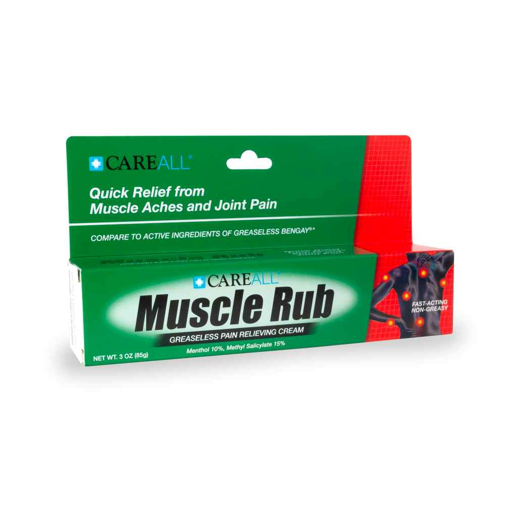 CareAll Muscle Rub Topical Pain Relief Cream, Ultra Strength, MUS3, 1 Each