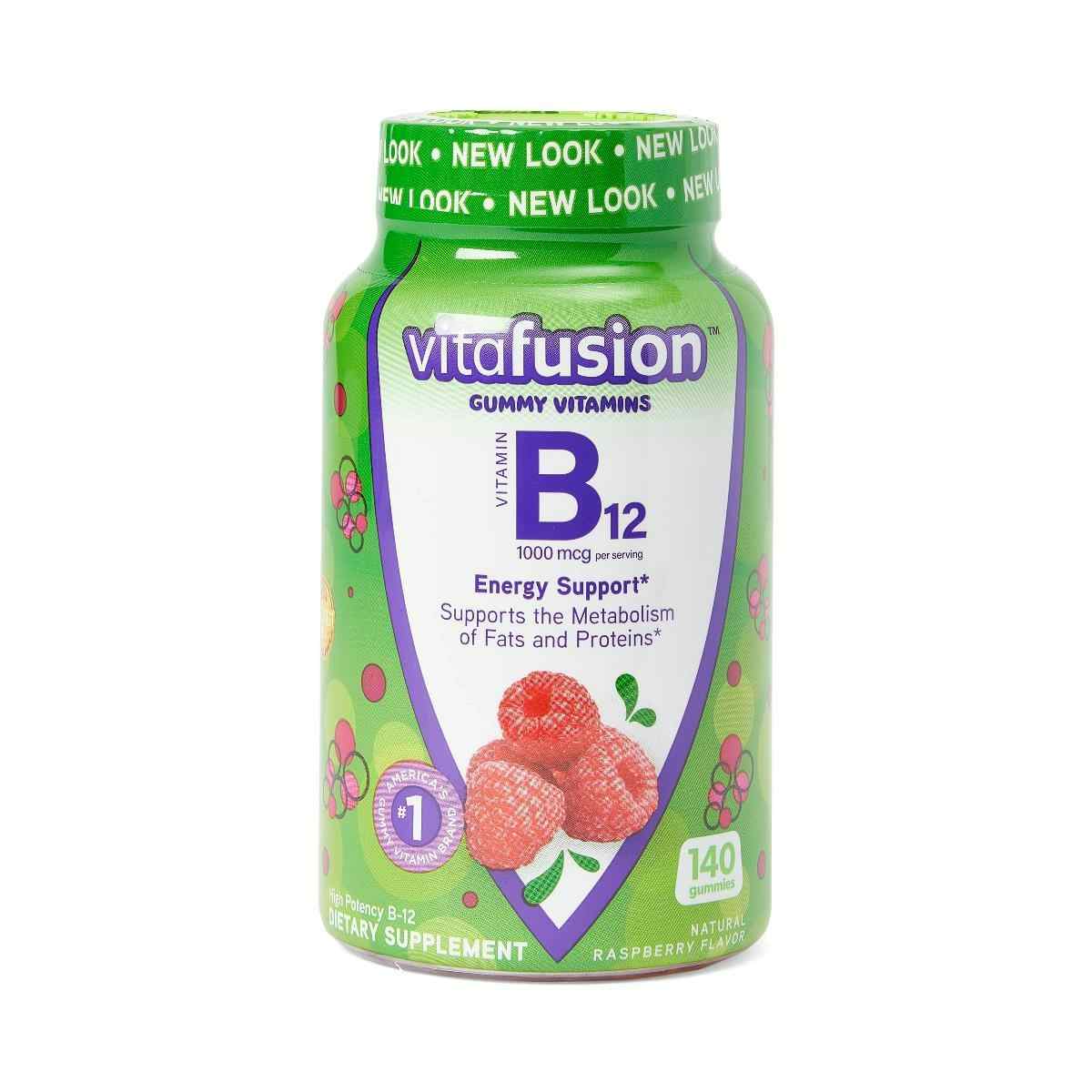 Vitafusion B-12 Vitamin Gummy Supplement, 1000 mcg, 140 Gummies, C-H917270975H, 140 Gummies - 1 Bottle