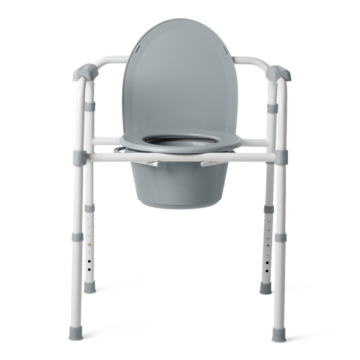 Medline 3-in-1 Steel Folding Commode , G1-200X1, 14" - 1 Each