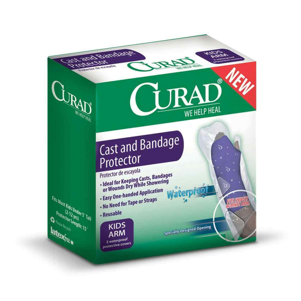 Curad Cast and Bandage Protector for Arms , CUR100KAAH, Child Arm Size - 1 Box 