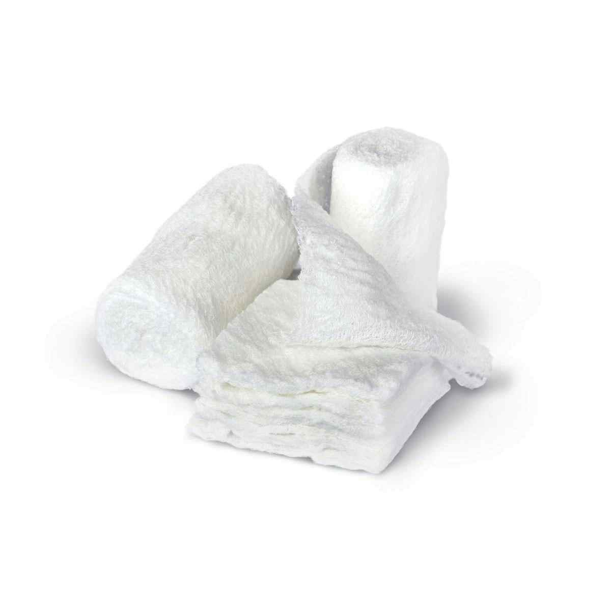 Medline Bulkee II Non-Sterile Cotton Gauze Bandages, NON25855P, 4.5" X 4.1 yd. - Pack of 5
