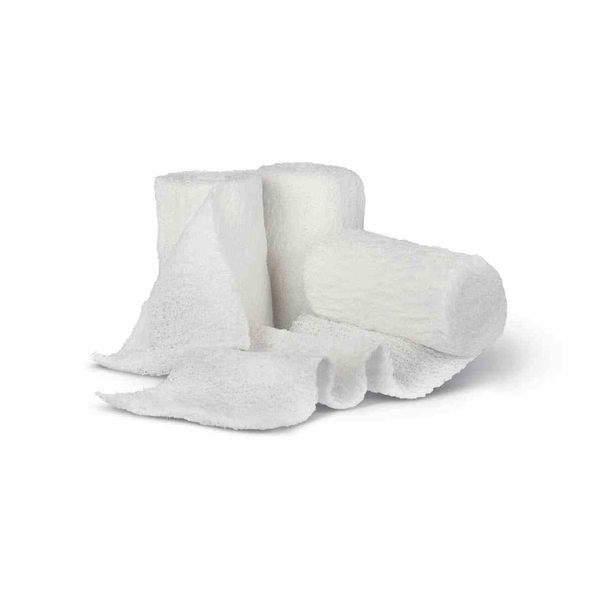 Medline Bulkee Lite Non-Sterile Cotton Conforming Bandages, NON27492H, 2" X 3 1/2 yd. - Box of 12