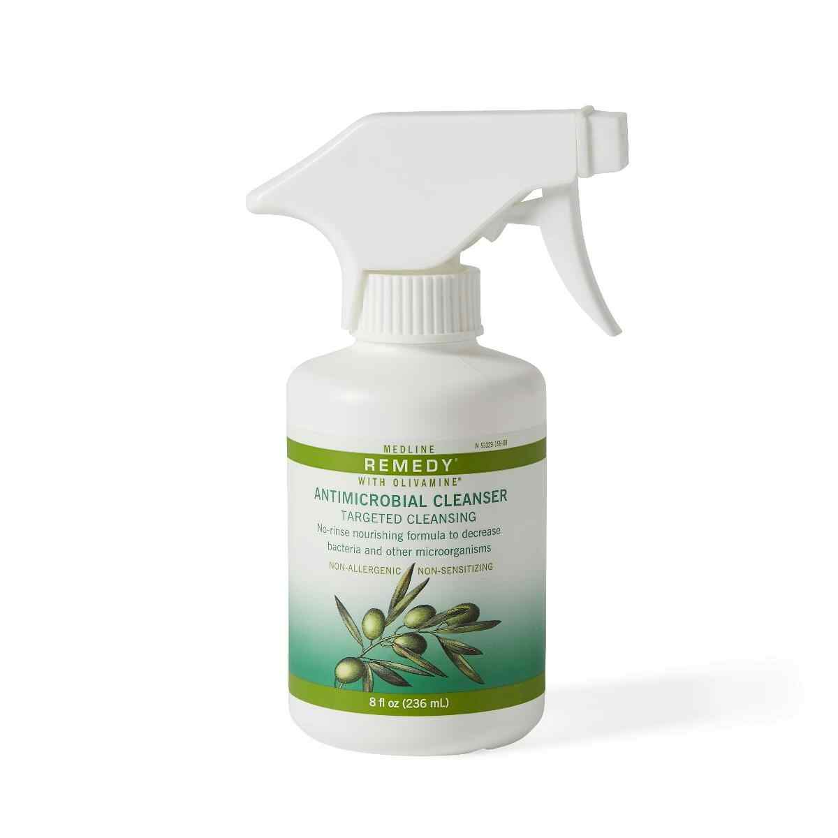 Remedy Olivamine Antimicrobial Skin Cleanser, Spray, MSC094208H, 8 oz. - 1 Each