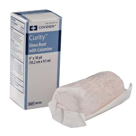 Curity Unna Boot Bandage with Calamine, 8036, 4" x 10 yds. - 1 Each