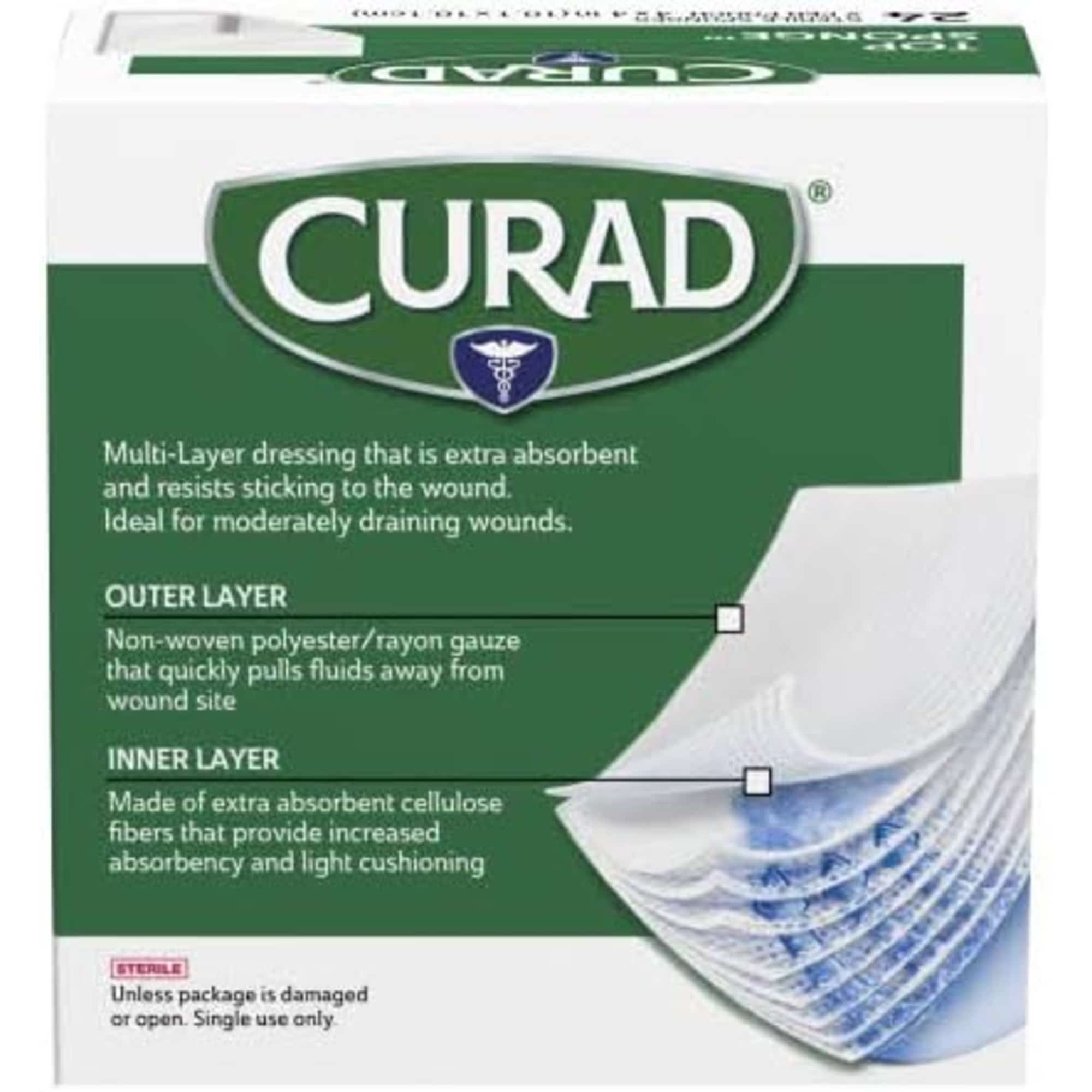 gauze dressing for wounds Bandage Rolls AllaQuix Basic Non-Woven Adhesive Island