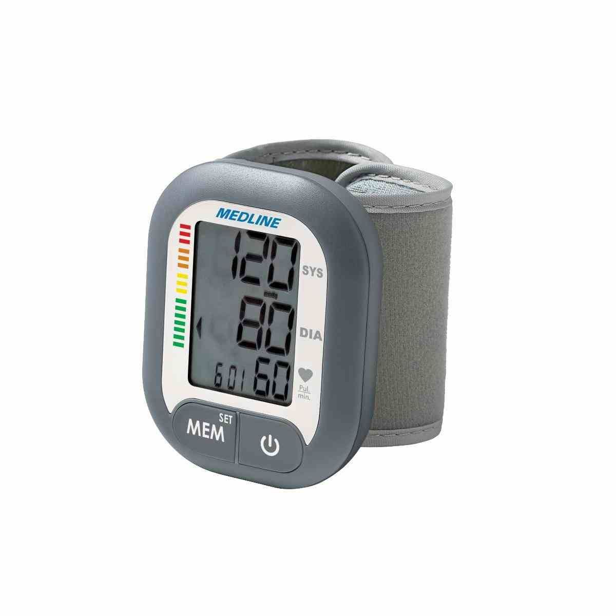 Medline Digital Wrist Blood Pressure Monitor, MDS4003, 1 Each