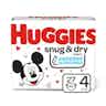 Huggies Snug & Dry Baby Diapers with Tabs, Heavy Absorbency, 51472, Size 4 (22 to 37 lbs.) - Pack of 27