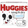 Huggies Snug & Dry Baby Diapers with Tabs, Heavy Absorbency, 51473, Size 5 (Over 27 lbs.) - Pack of 22